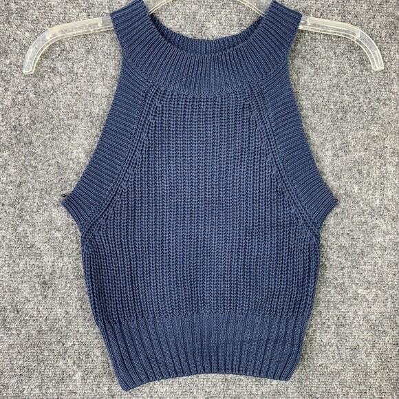 Chloe & Katie Tank Sweater Vest Teal Blue Size S - Picture 1 of 6